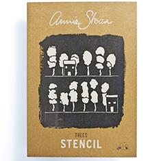 Annie Sloan Stencil Trees